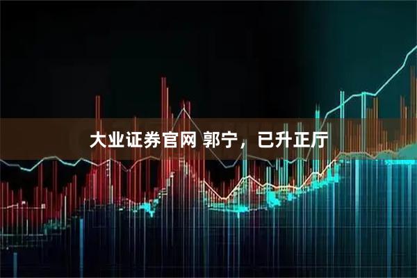 大业证券官网 郭宁，已升正厅